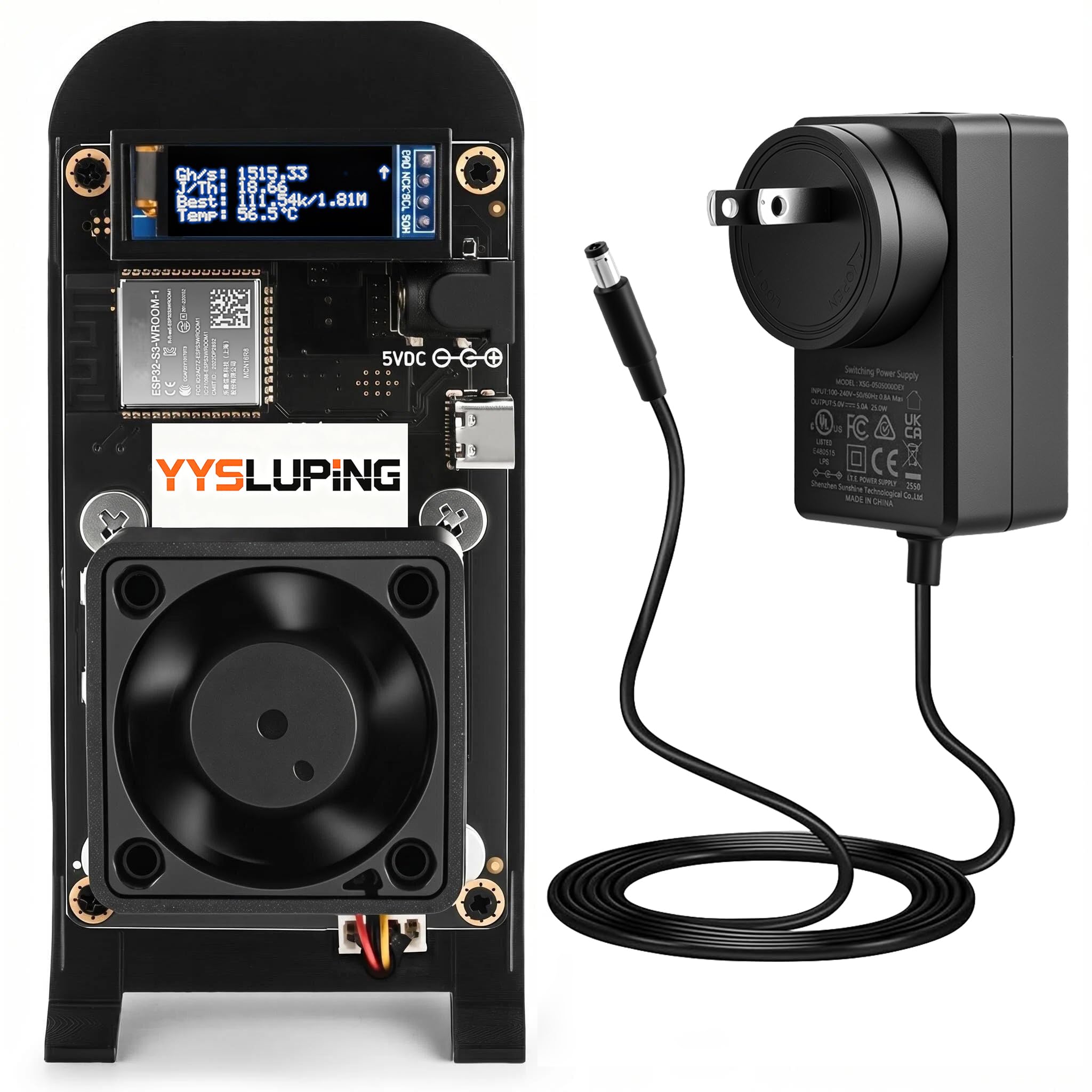 Amazon.com: YYSLUPING 601 Bitcoin Miner Black, Home Crypto Miner